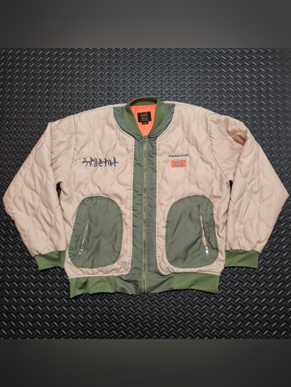 Primitive x Naruto X Paul Jackson Beast Quilted Jacket size XL